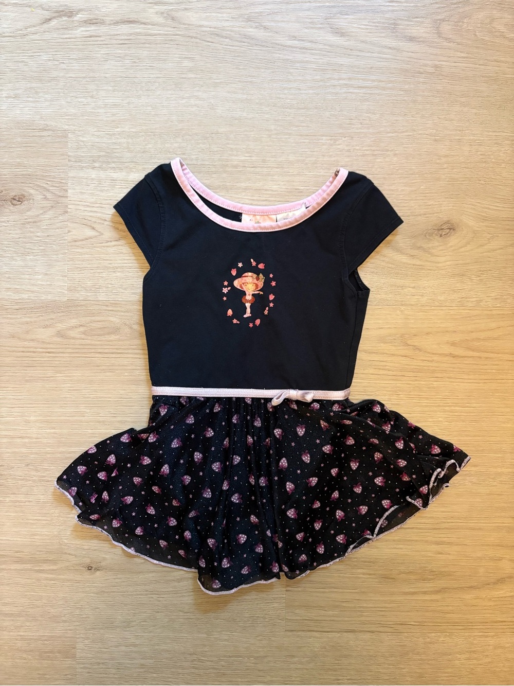Vintage Y2K strawberry shortcake tutu dress